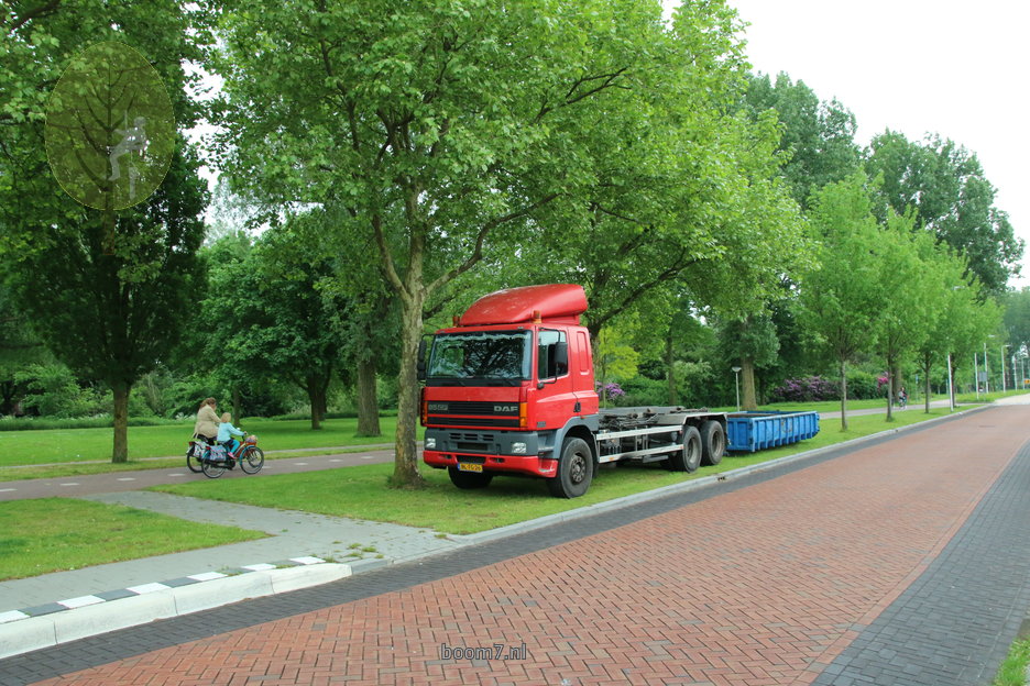 enorme asdruk bij ophalen container