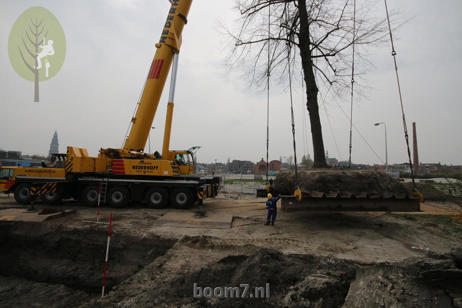 met een persoon ernaast zie je pas de schaal van het geheel