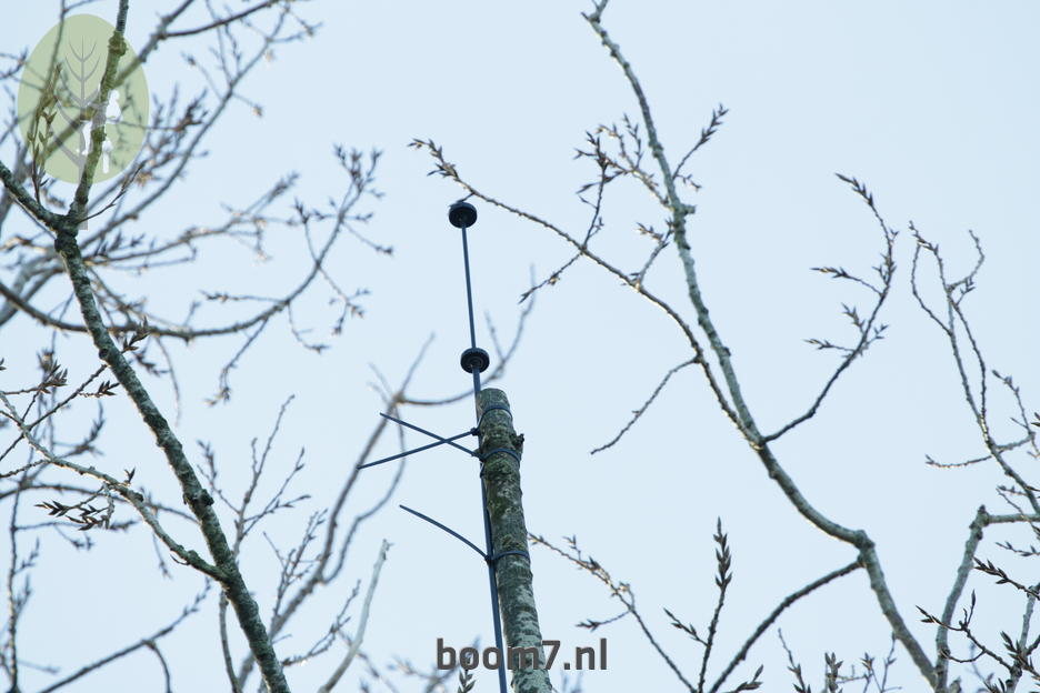 volledig verwoeste vogelverschrikker
